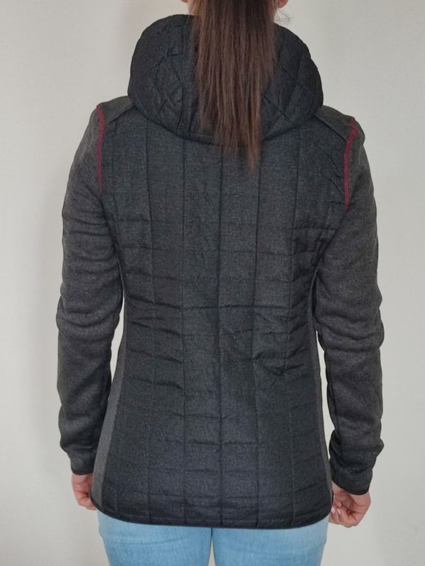 Jacke Holzklopfen Damen hinten